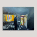 Original Painting - Knocking on Our Door