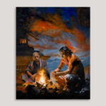 Original Painting - Ministering: Alma and Amulek