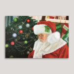 Original Painting - Santa Pondering