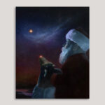 Original Painting - Santa and Rudolph
