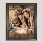Round About Him - Original painting, framed